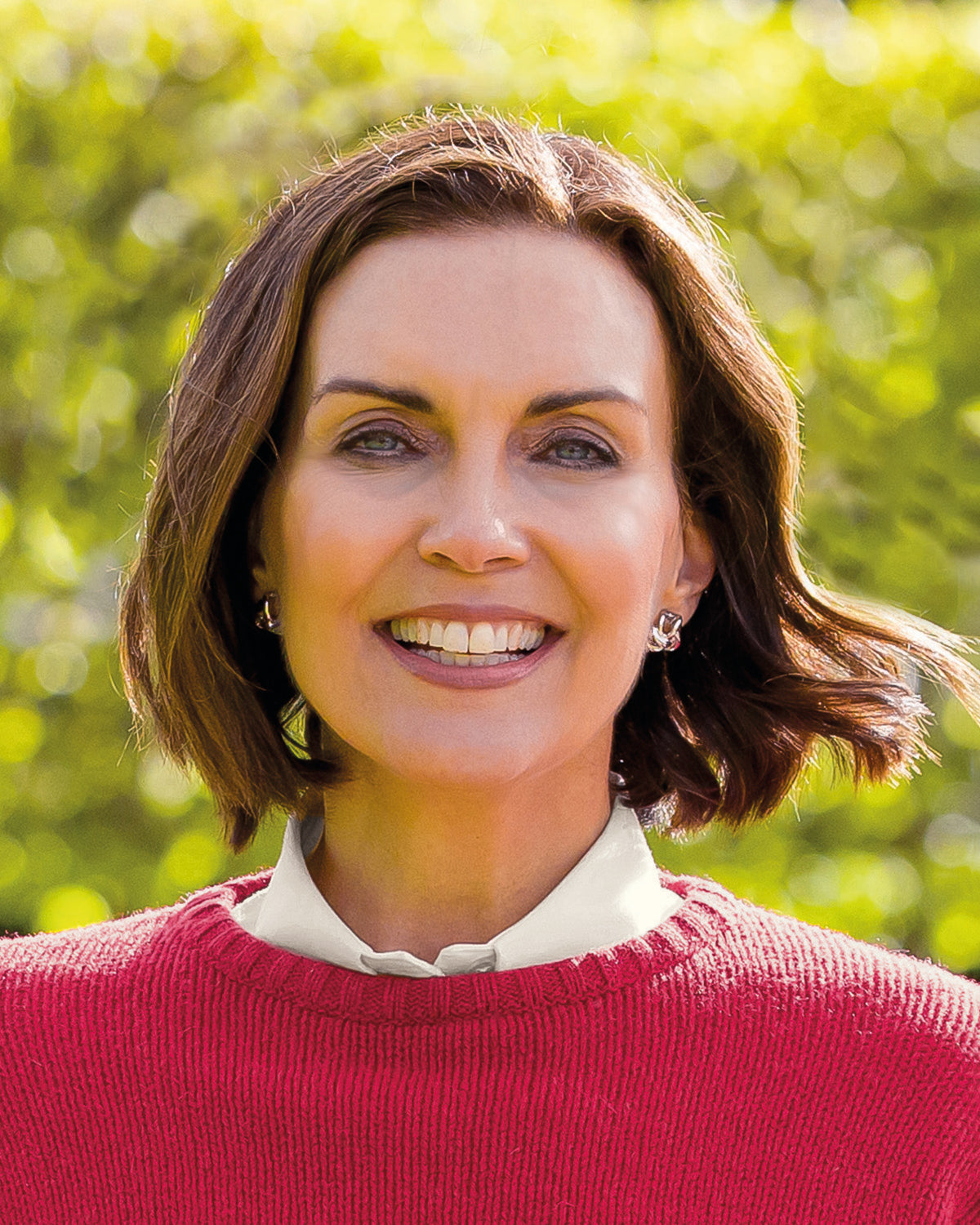 Ladies’ Pure Shetland Wool Crew Neck Jumper – Poppy