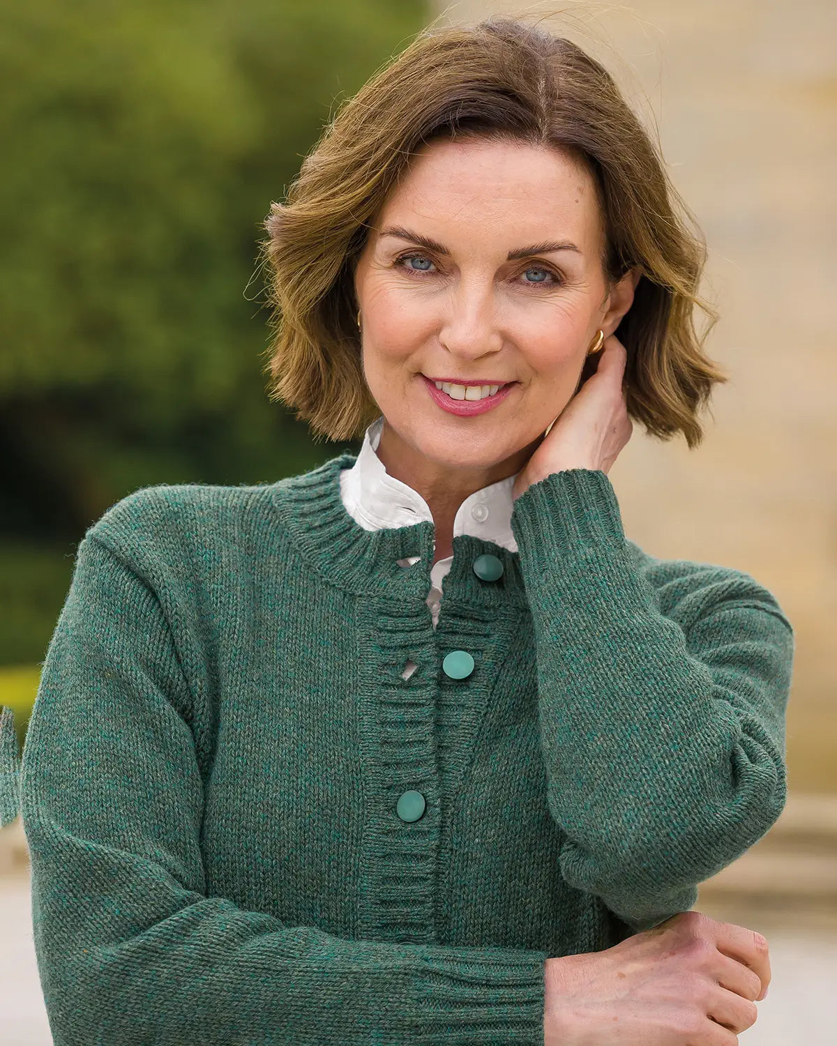 Ladies’ Pure Shetland Wool Cardigan – Holly