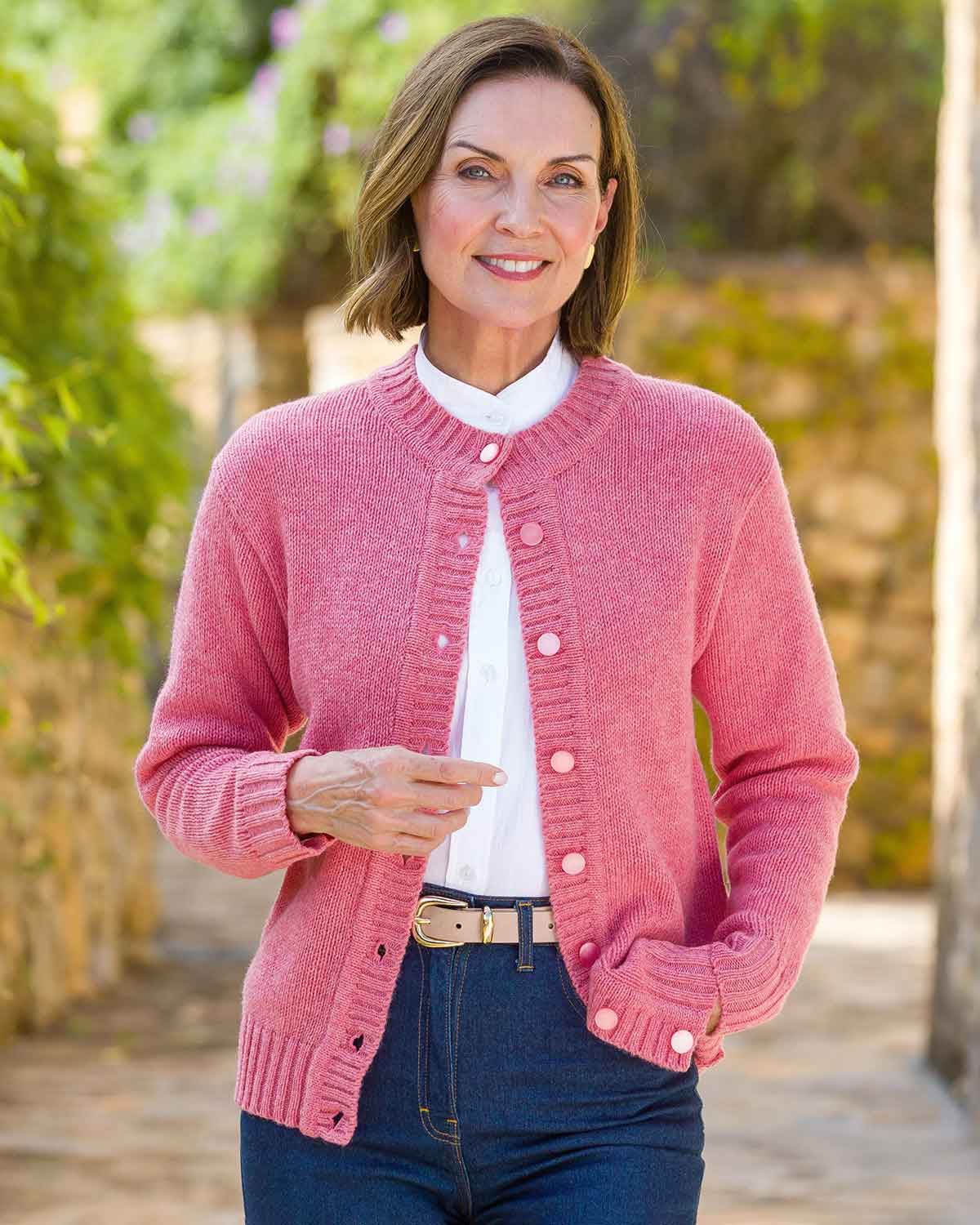 Shetland Cardigans - Nougat - Country Collection