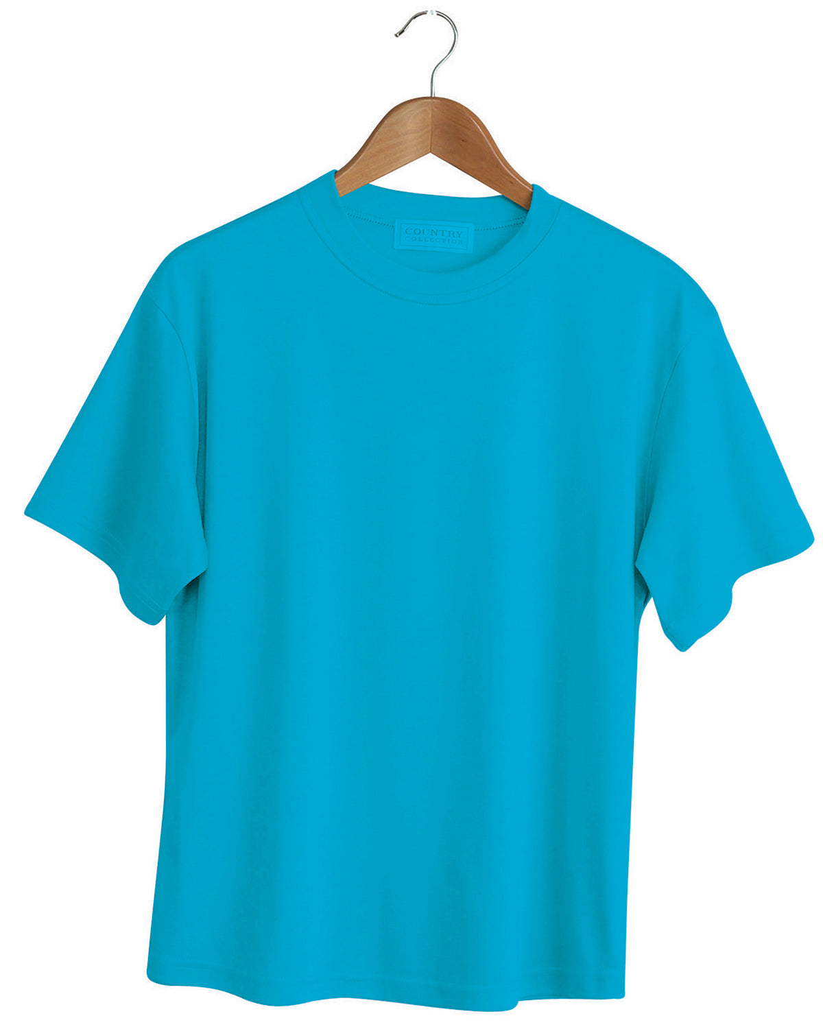 Ladies’ Silky Cotton Crew Neck Top – Lagoon