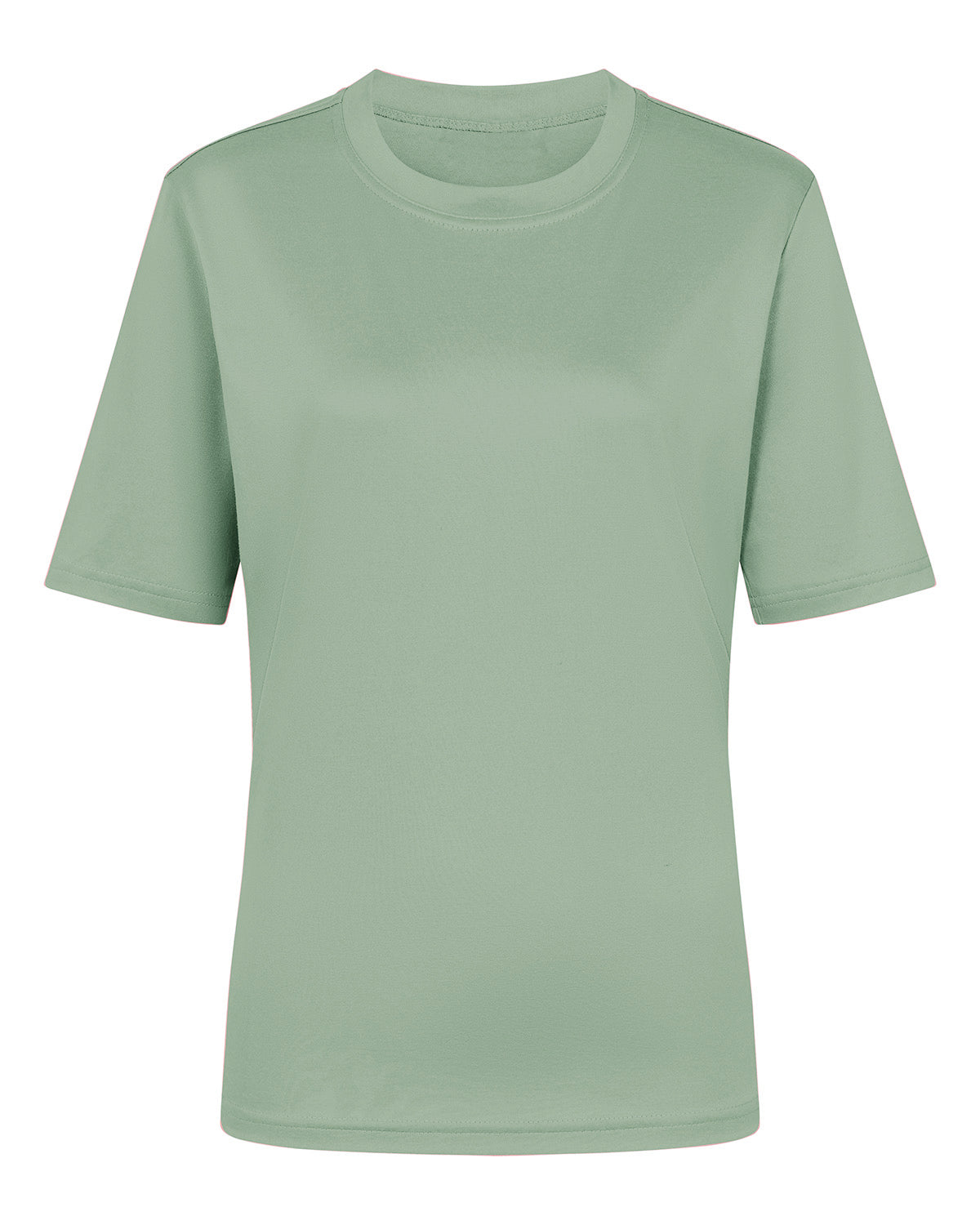 Ladies’ Silky Cotton Crew Neck Top – Sage