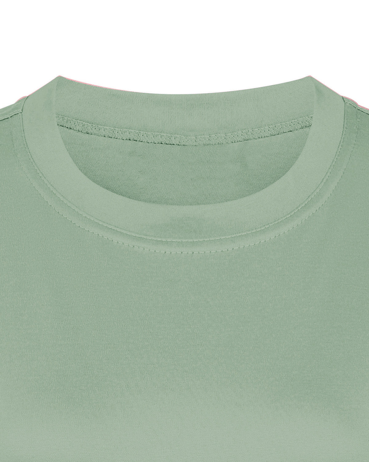 Ladies’ Silky Cotton Crew Neck Top – Sage