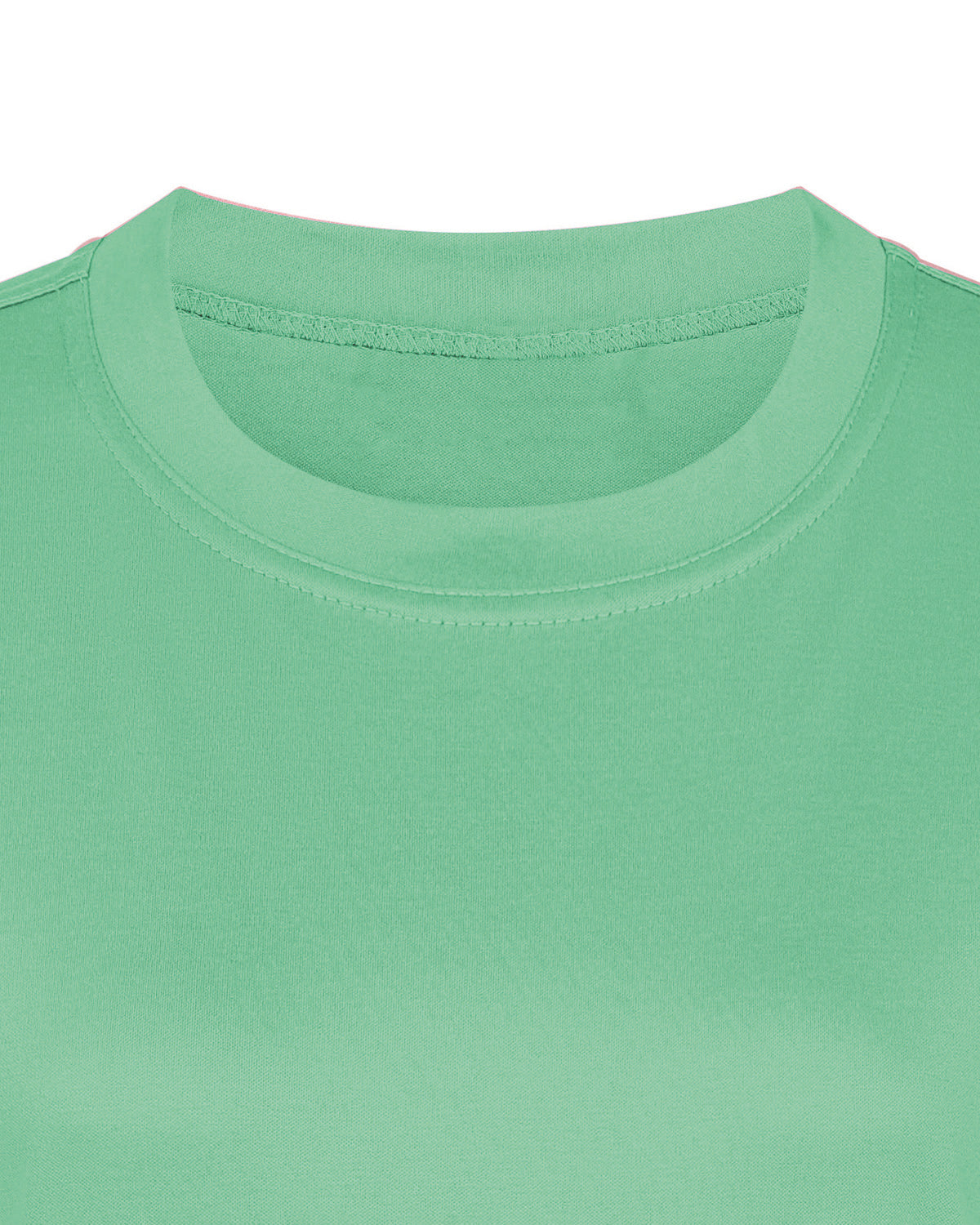 Ladies’ Silky Cotton Crew Neck Top – Spearmint