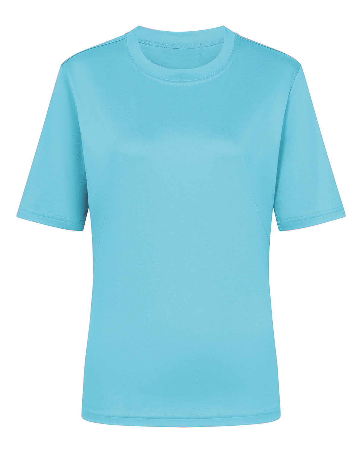 Ladies’ Silky Cotton Crew Neck Top – Turquoise