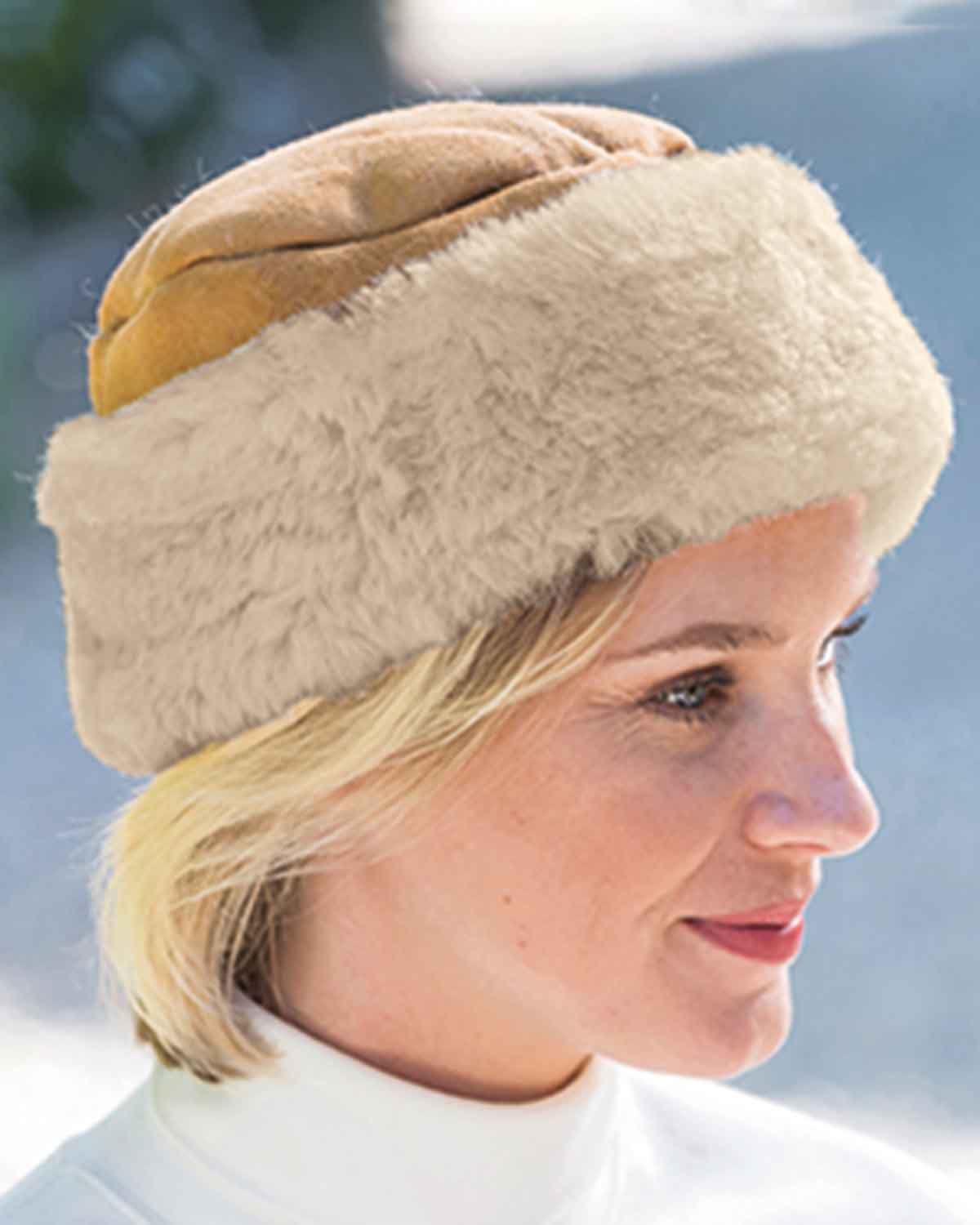Sheepskin Hat - Natural - Country Collection