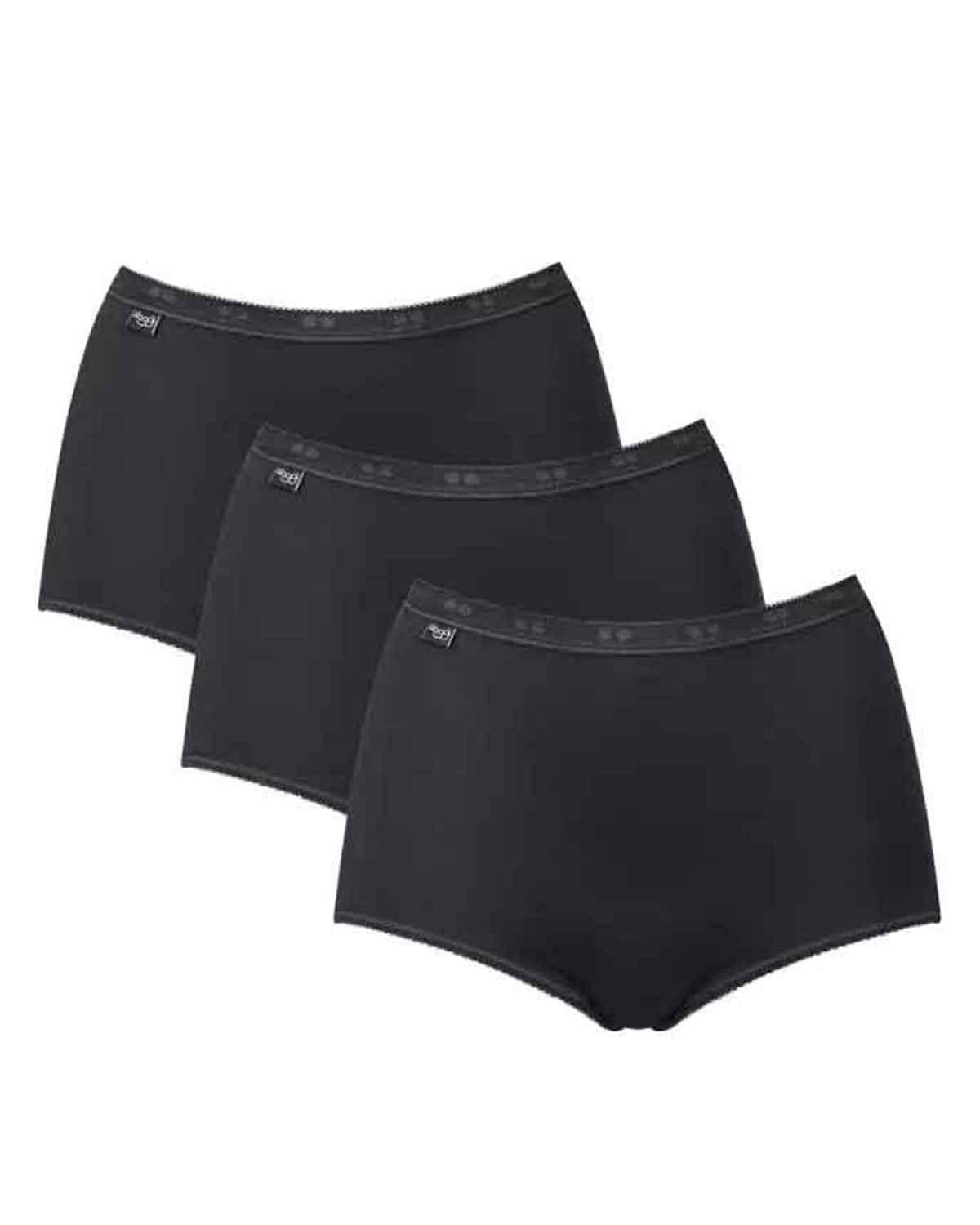 Sloggi Maxi Brief - Black - Country Collection