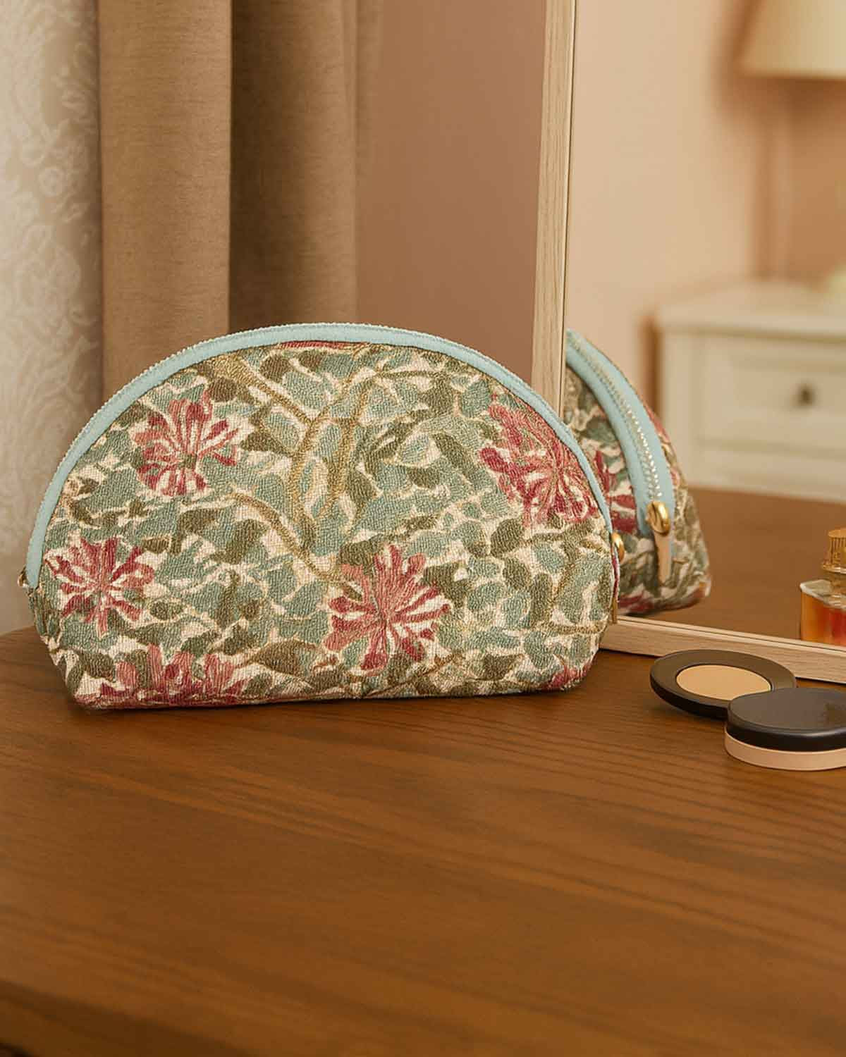 Ladies Tapestry Cosmetic Bag - Honeysuckle - Country Collection