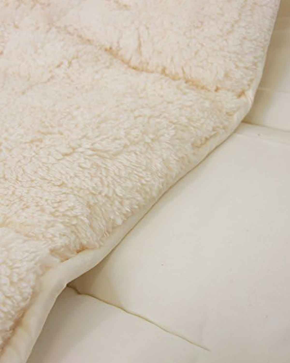 Sherpa Fleece Deep Pile Mattress Topper - Image 2 - Country Collection