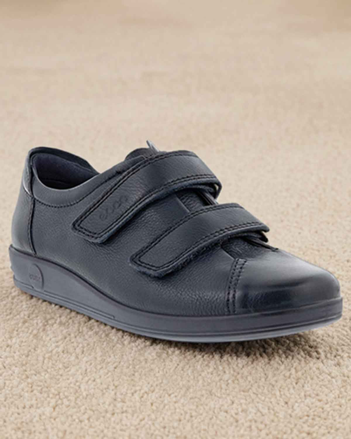 Ecco Also Strap Shoe - Navy - Country Collection