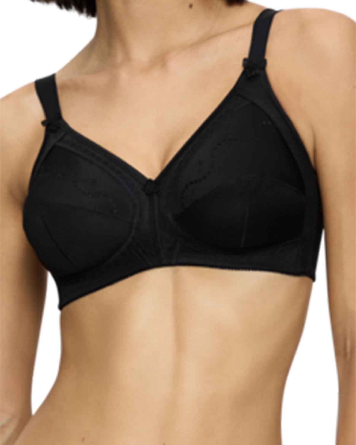 Triumph Doreen Cotton Bra - Black