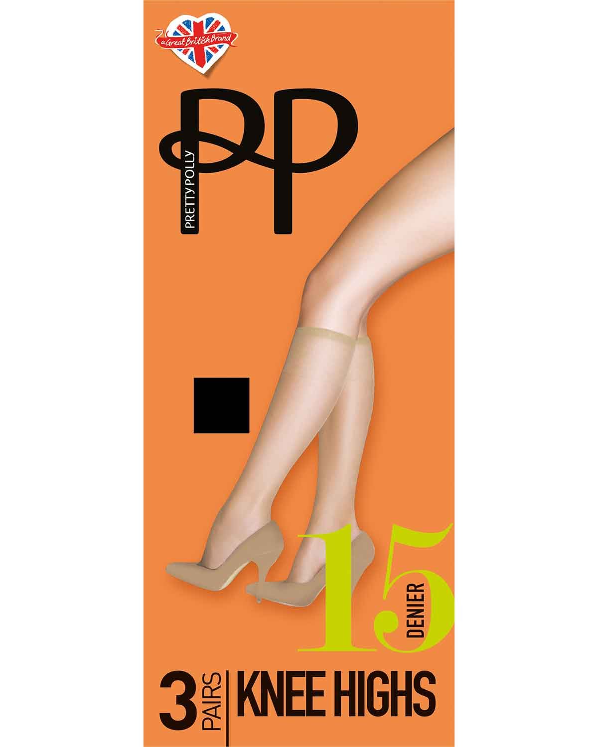 Pretty Polly 15 Denier Everyday Knee Highs - Chiffon - Country Collection