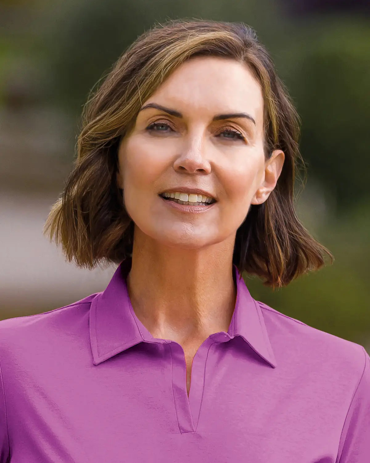 Ladies’ Silky Cotton Short Sleeve Polo Top – Viola