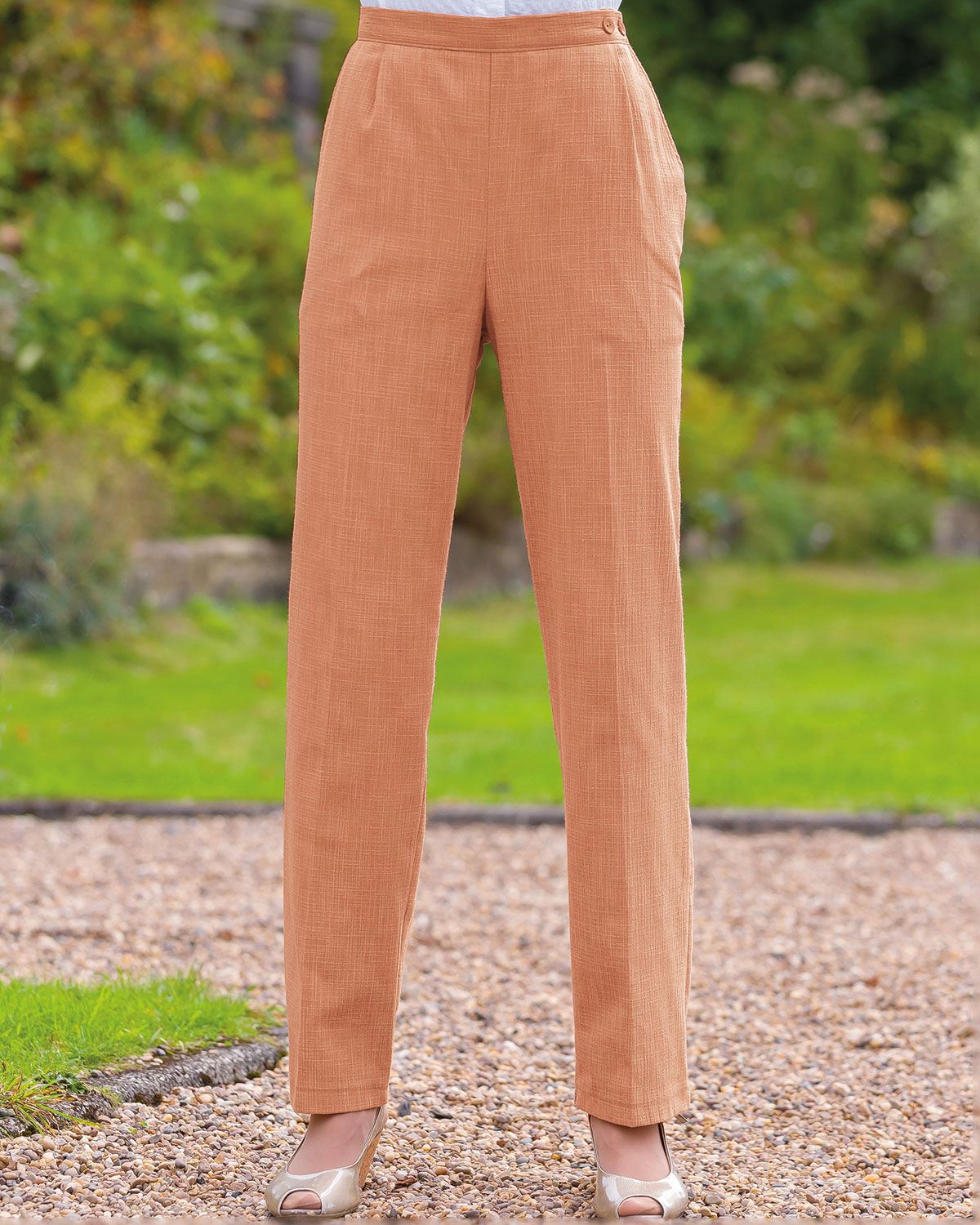 Polly Trousers - Peach Melba - Country Collection