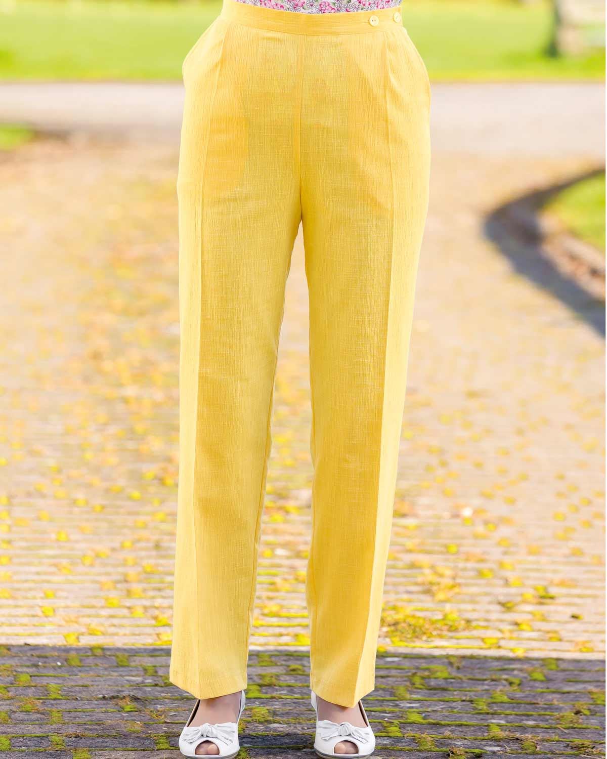 Polly Trousers - Daffodil - Country Collection