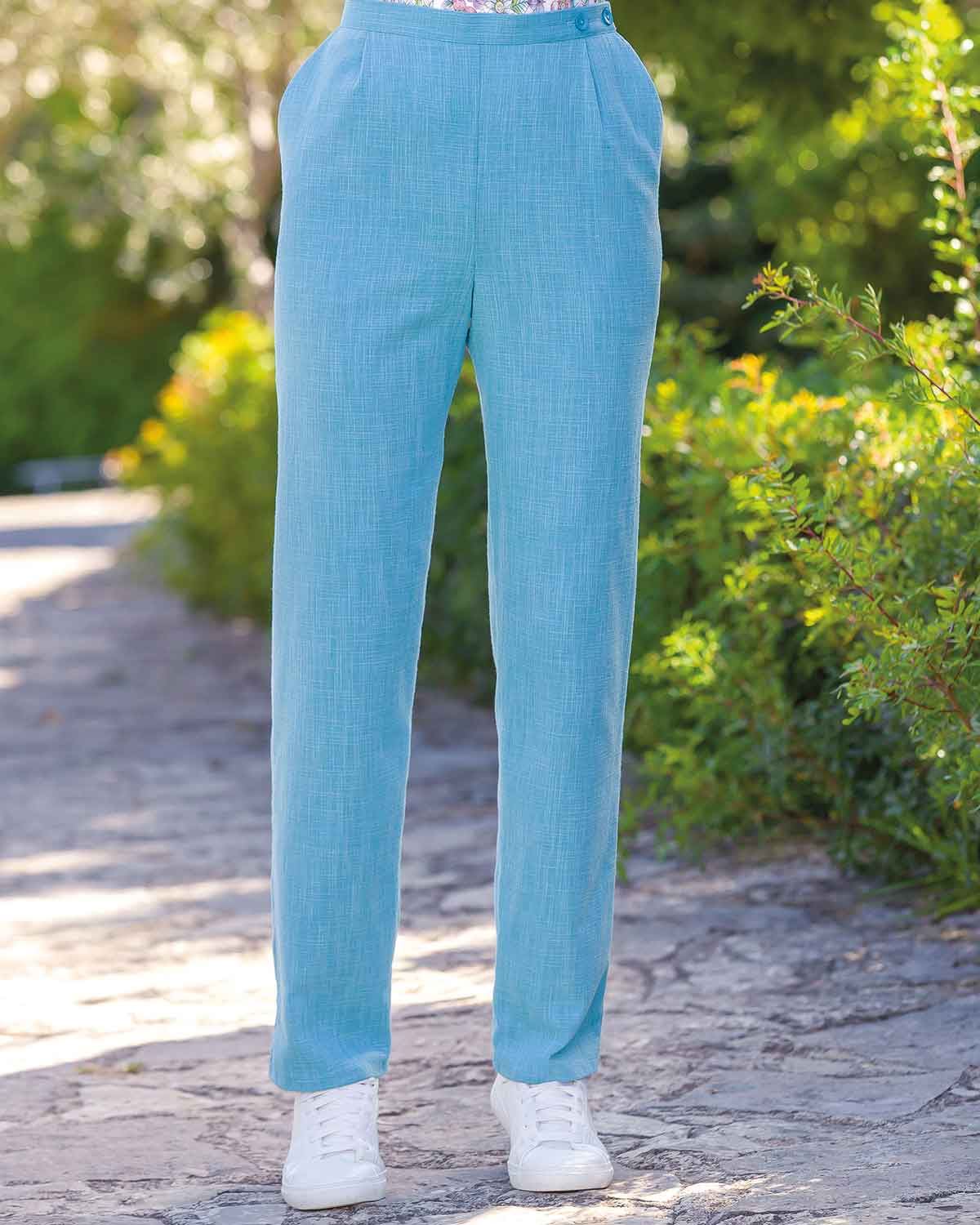 Polly Trousers - Turquoise - Country Collection