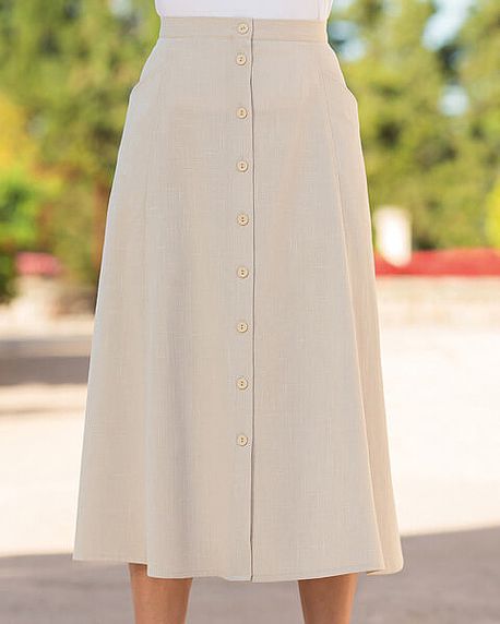 Polly Skirt - Stone - Country Collection