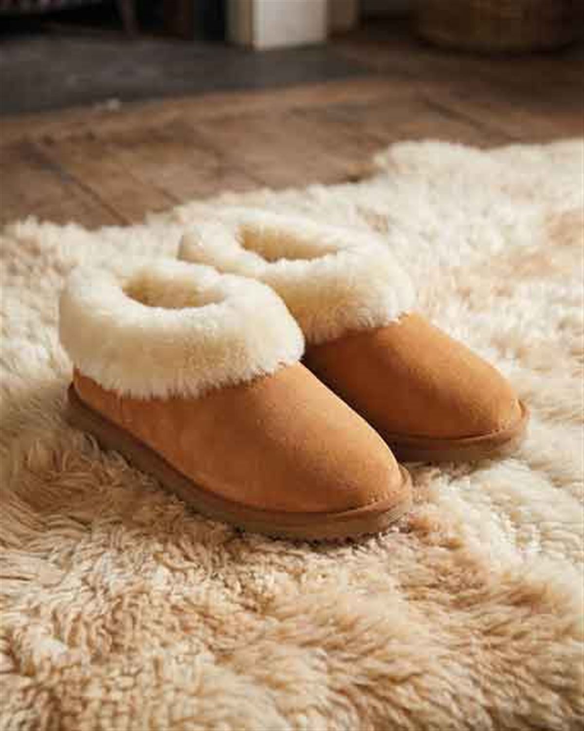Sheepskin Slipper Boot - Natural - Country Collection