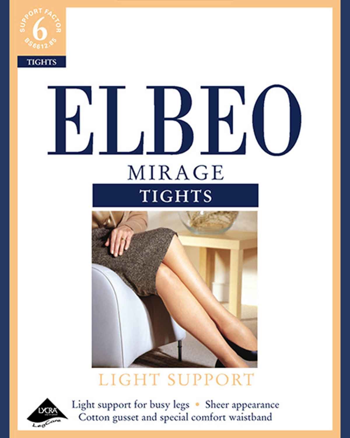 Elbeo Mirage Light Support Tights - Natural - Country Collection