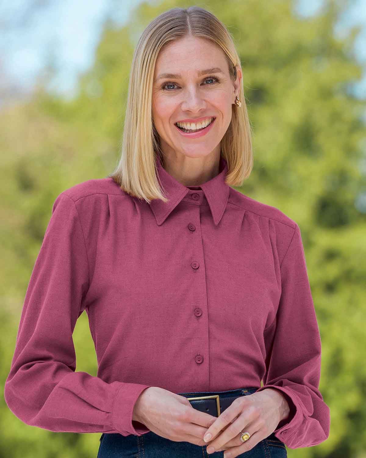 Soft Handle Blouses - Raspberry - Country Collection