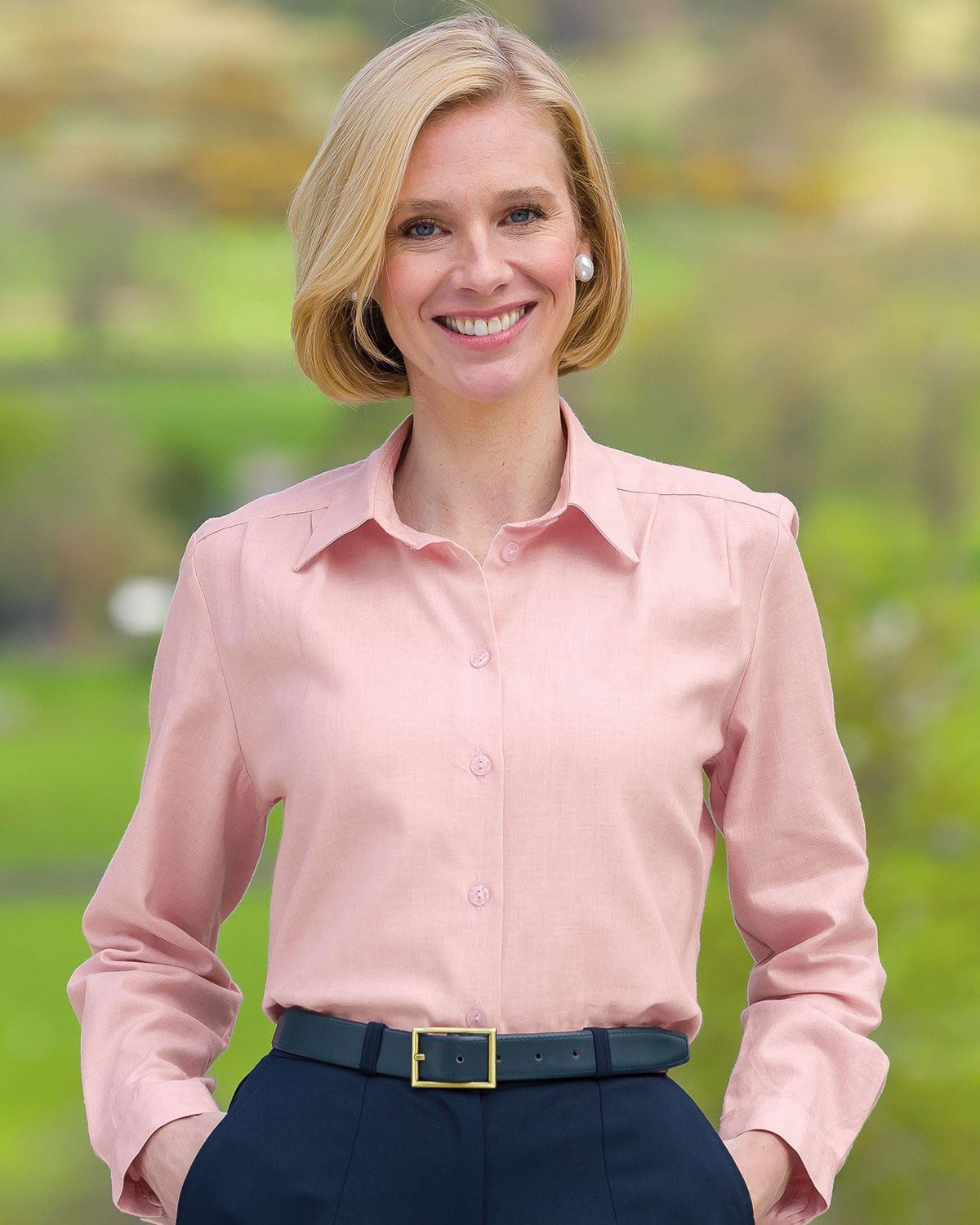 Soft Handle Blouses - Pale Pink - Country Collection