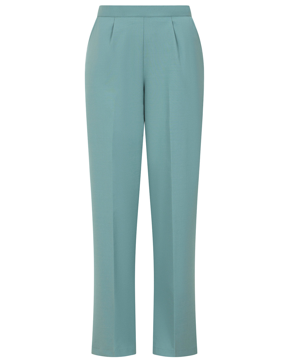 Ladies’ Sandown Wool Blend Pull-On Trousers – Ocean