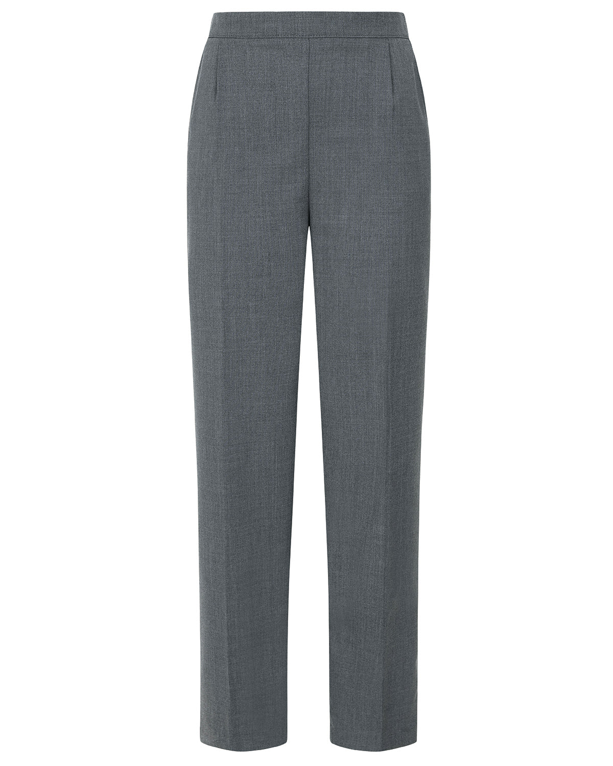 Ladies’ Sandown Wool Blend Pull-On Trousers – Slate