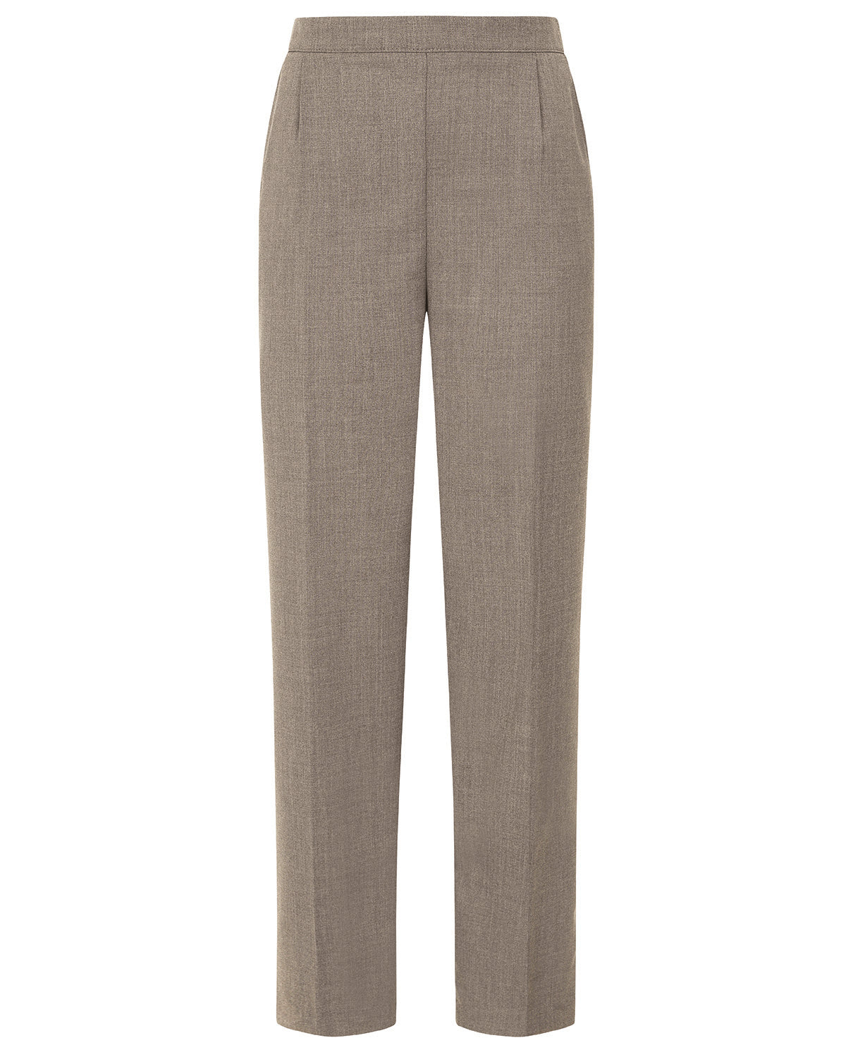 Ladies’ Sandown Wool Blend Pull-On Trousers – Tawny
