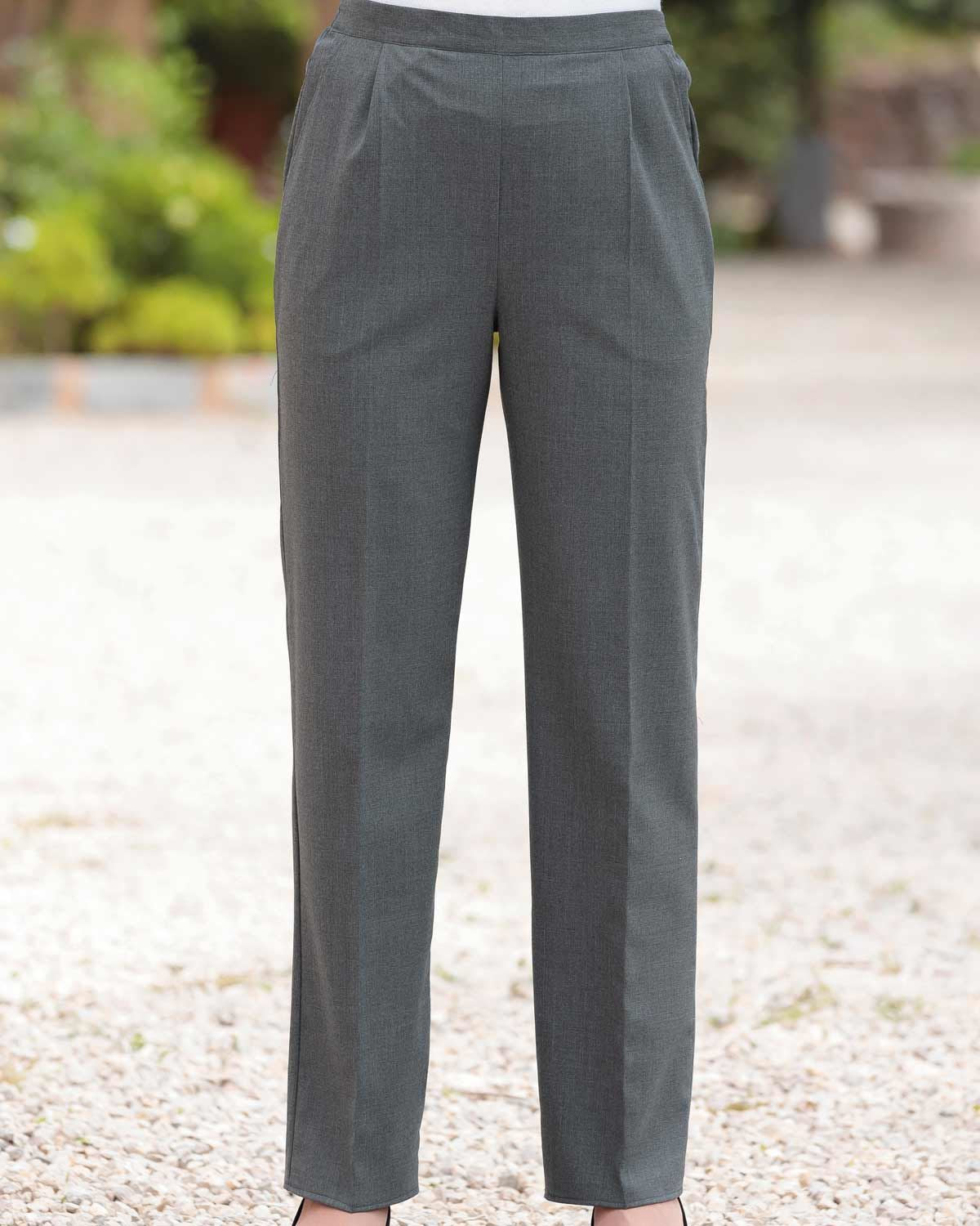 Sandown Pull On Trousers - Slate - Country Collection