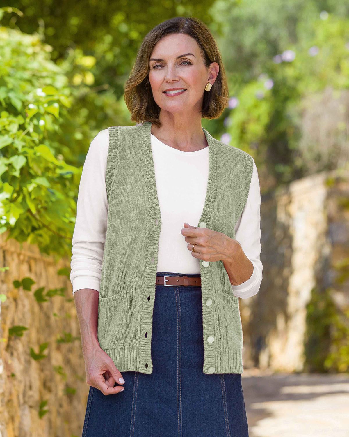 Shetland Waistcoat - Willow - Country Collection