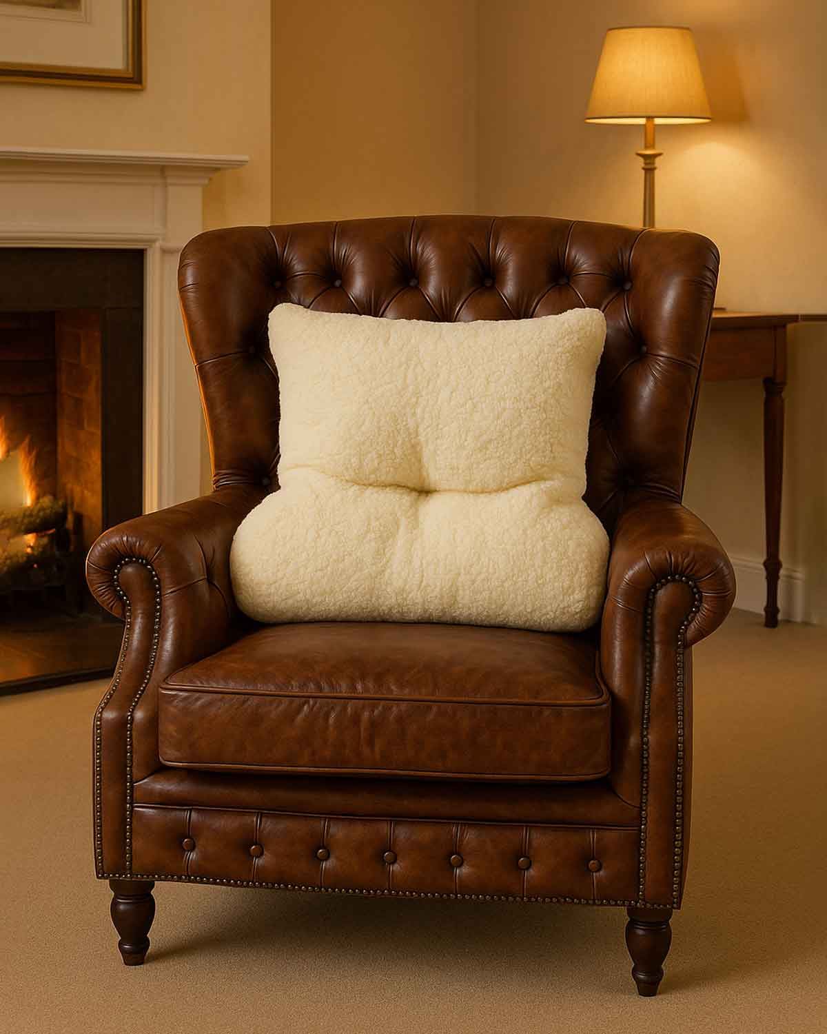 Fleece Back Support Pillow - Country Collection