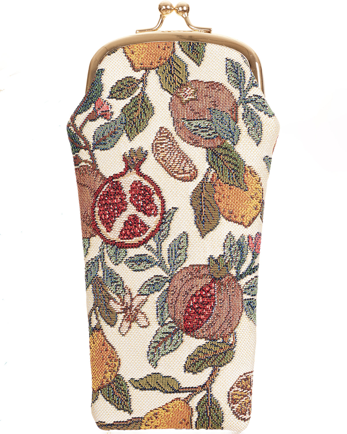 Tapestry glasses case - Pomegranate & Lemon