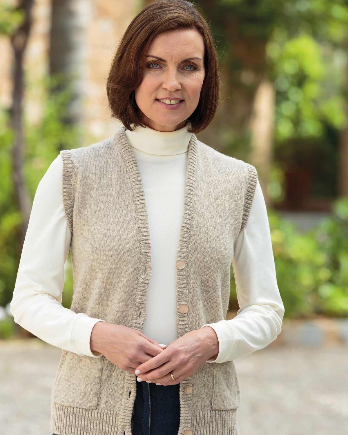 Shetland Waistcoat - Natural - Country Collection
