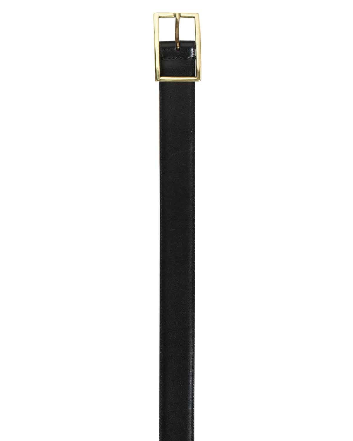 Womens Black Leather Belt - Image 2 - Country Collection