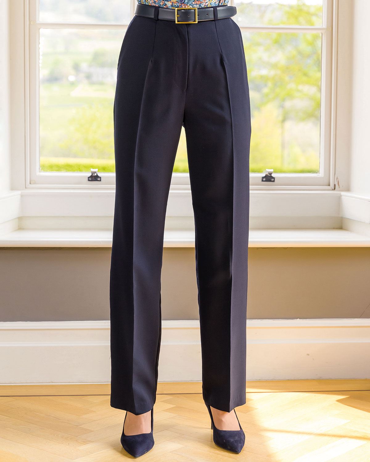 Sandown Trousers  Ladies - Navy - Country Collection