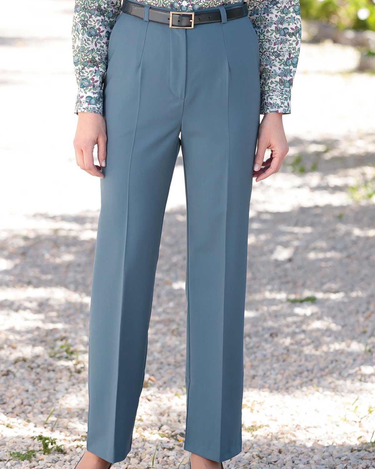 Sandown Trousers  Ladies - Airforce Blue - Country Collection