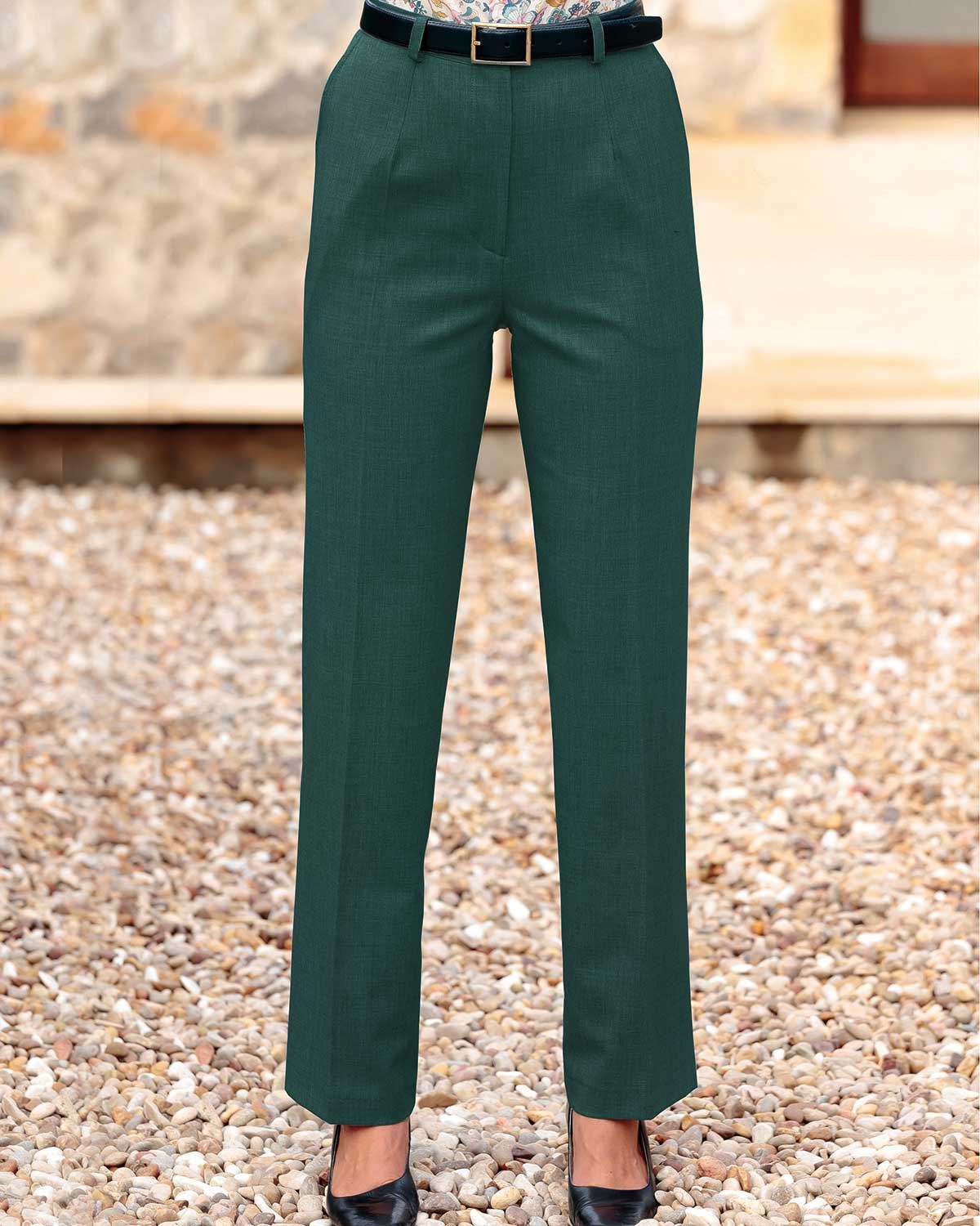 Sandown Trousers  Ladies - Bottle Green - Country Collection
