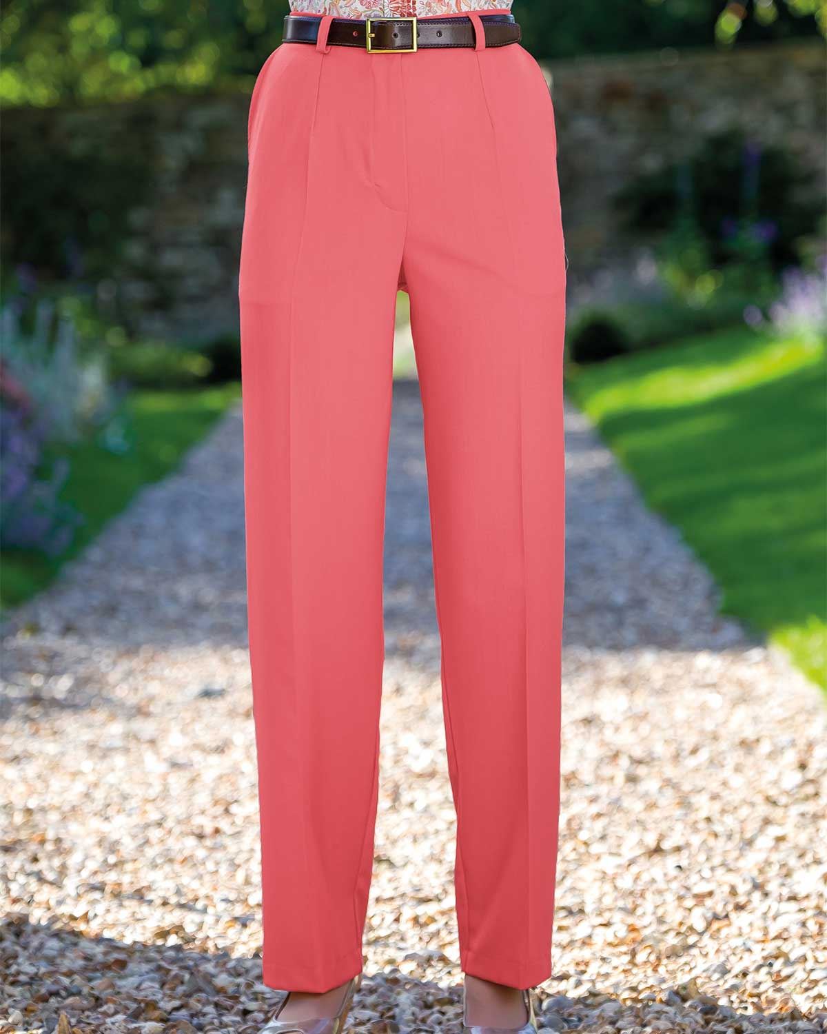 Sandown Trousers  Ladies - Orange - Country Collection
