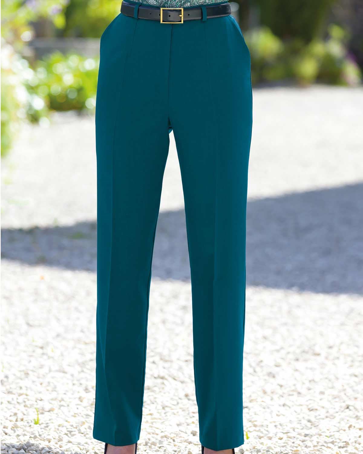 Sandown Trousers  Ladies - Peacock - Country Collection