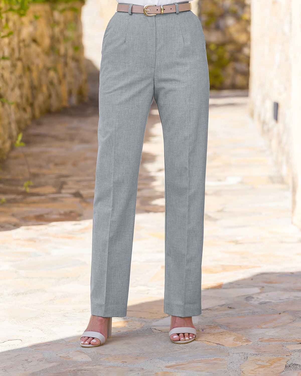 Sandown Trousers  Ladies - Pearl - Country Collection