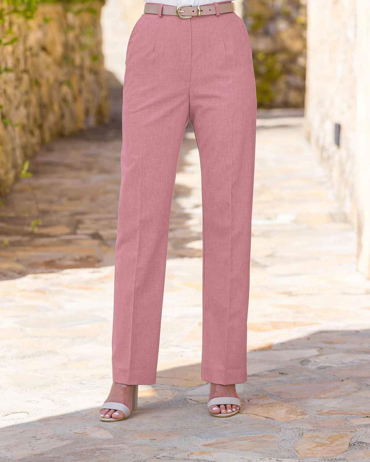 Sandown Trousers  Ladies - Dusky Rose - Country Collection