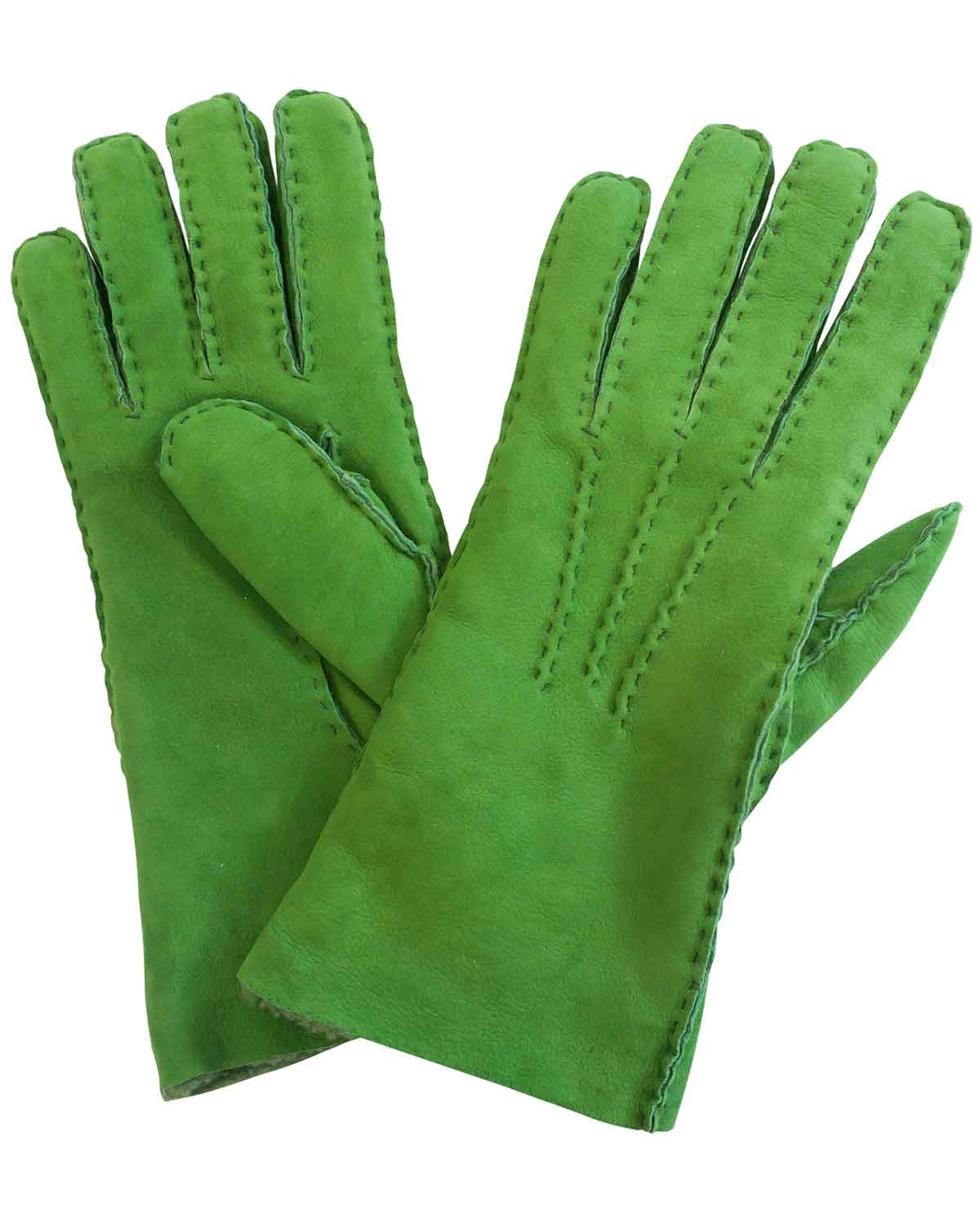 Lambskin Gloves - Apple