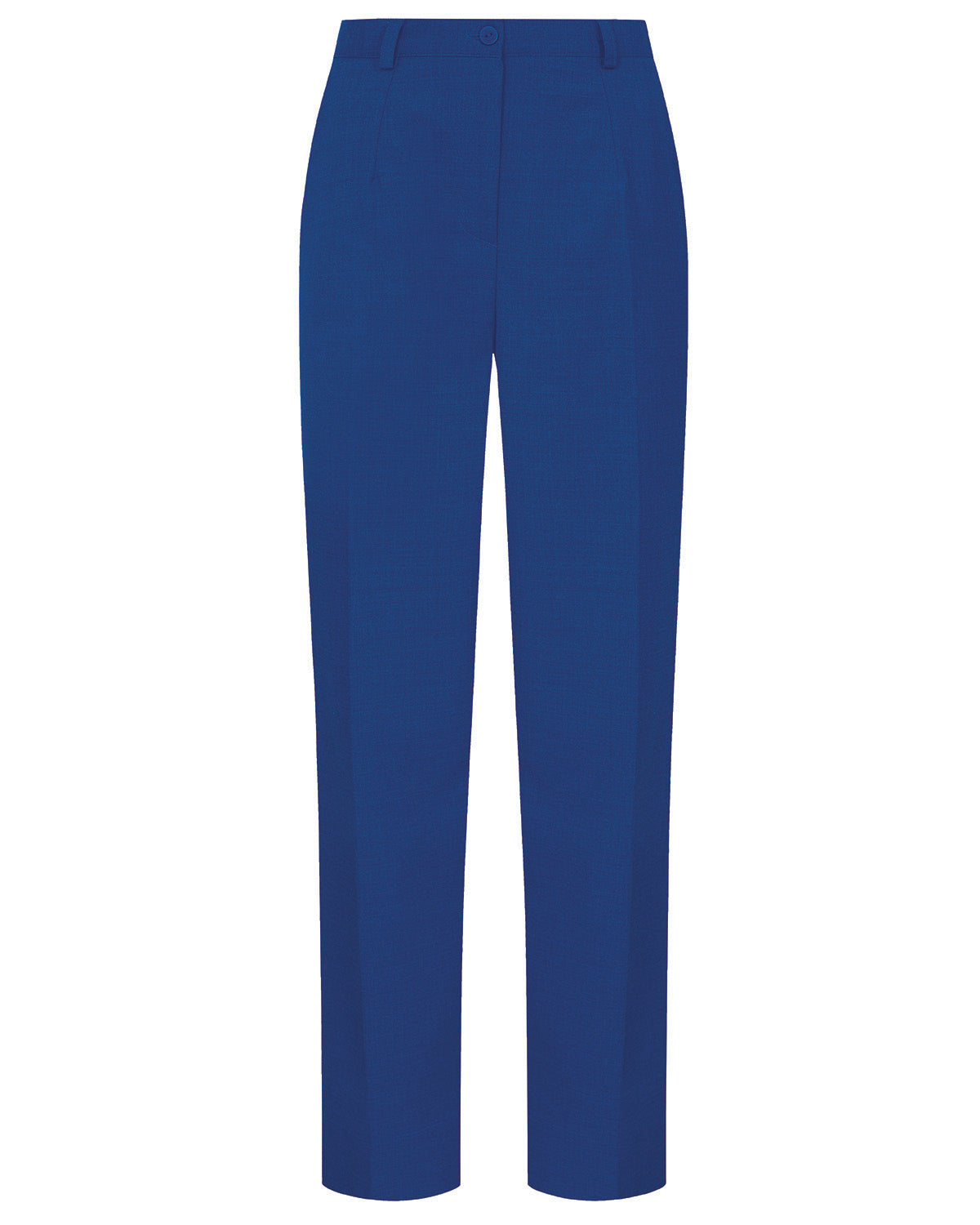 Ladies’ Sandown Wool Blend Straight Leg Trousers – Sapphire