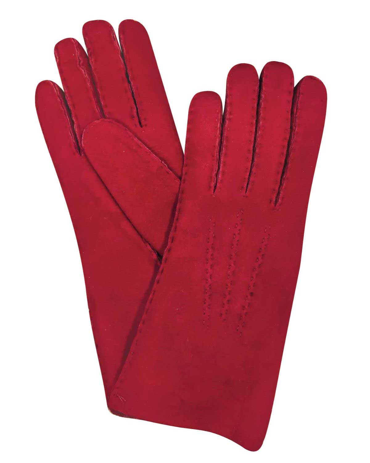 Lambskin Gloves - Red - Country Collection
