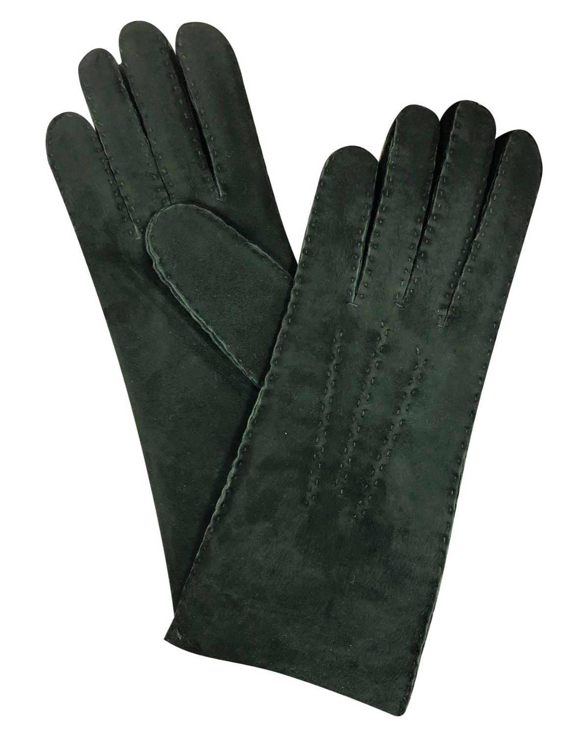 Lambskin Gloves - Green - Country Collection