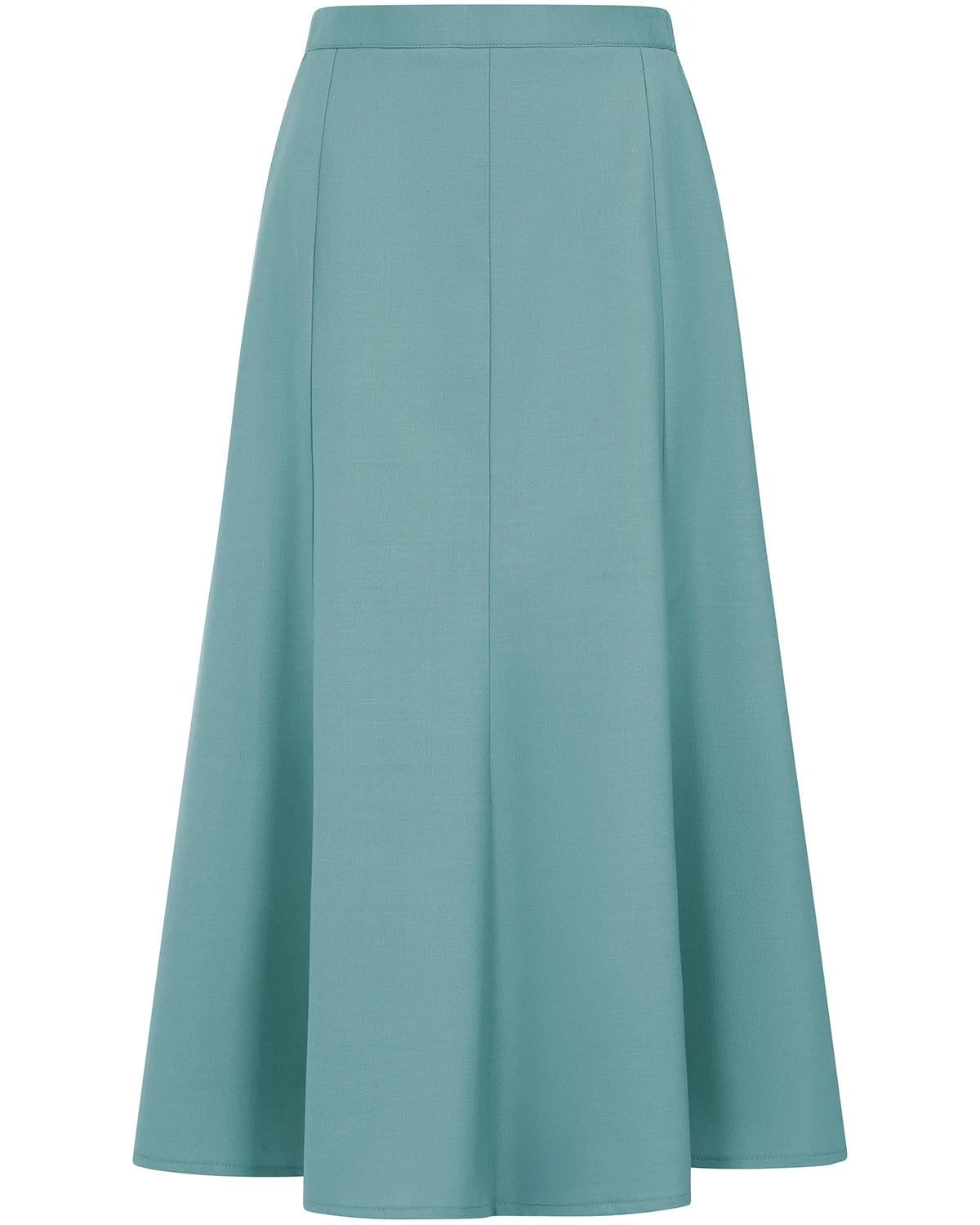 Ladies’ Sandown Wool Mix A-Line Skirt – Ocean