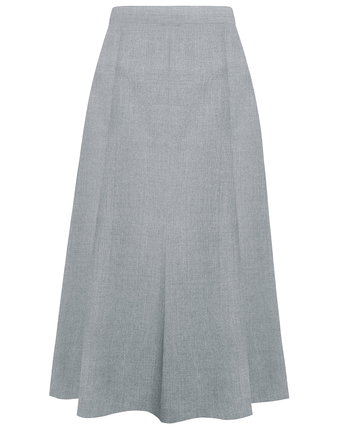 Ladies’ Sandown Wool Mix A-Line Skirt – Pearl