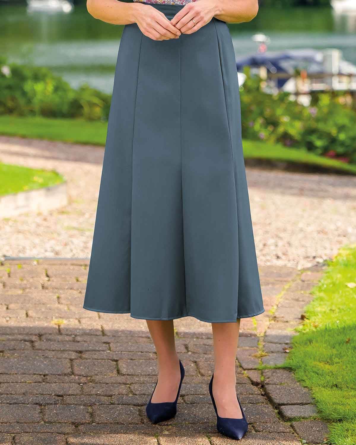 Sandown Skirt - Airforce Blue - Country Collection