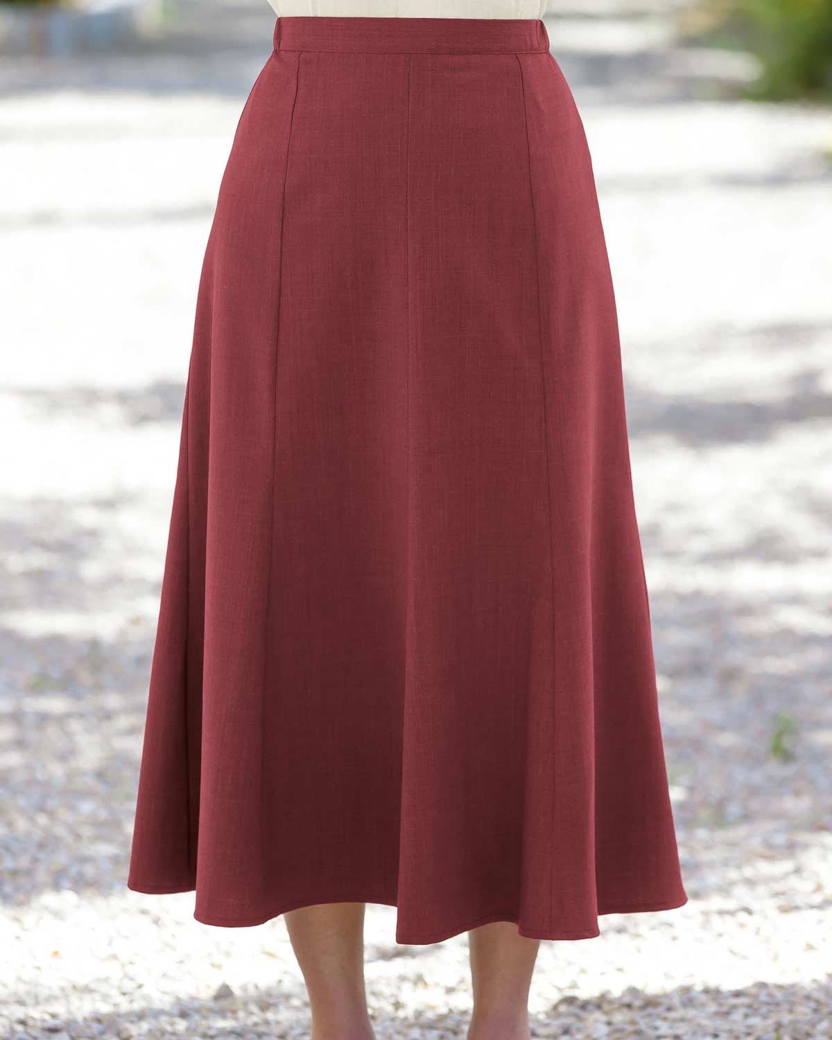 Sandown Skirt - Rust - Country Collection