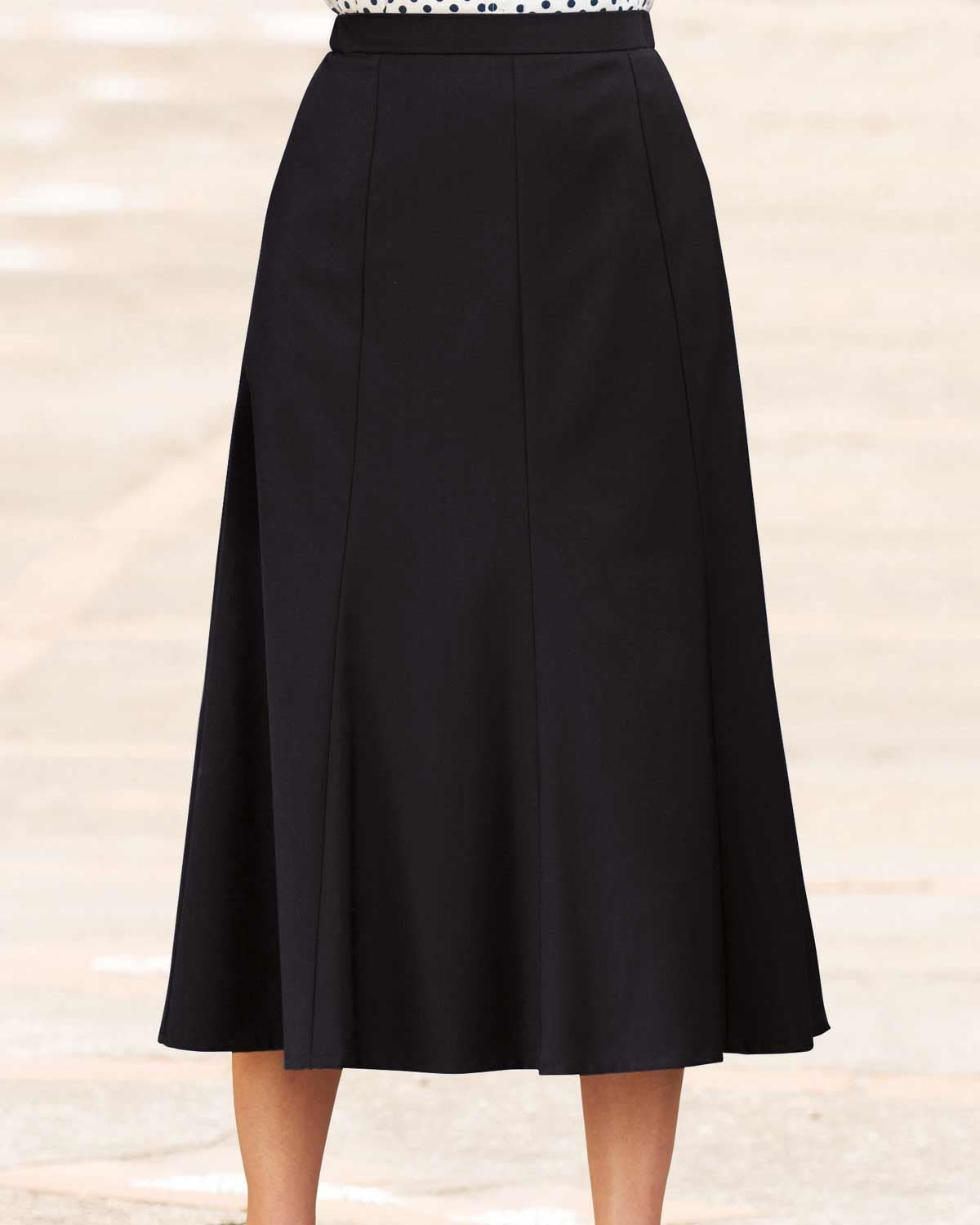 Sandown Skirt - Black - Country Collection