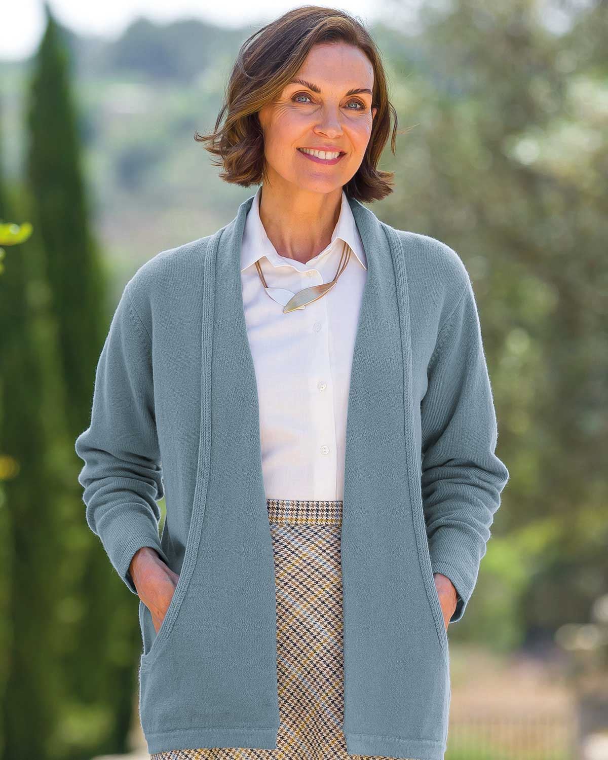 Sienna Edge to Edge Cardigan - Storm - Country Collection